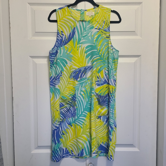 Womens Mud Pie Summer Dress Size‎ M Pockets Sun Floral - Picture 8 of 9